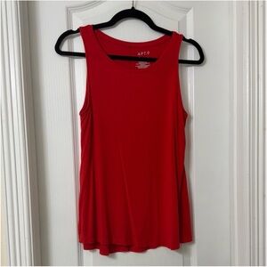 APT 9 sleeveless red tank top size PM